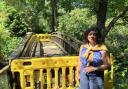 Gita Bapat, 58, said the north bridge of the park, which is not currently planned to be repaired, was in a 'shocking' state (Credit: Joe Coughlan)