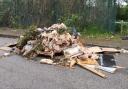 A pile of fly-tipped waste found in Bexley borough. Permission for use by all LDRS partners. Credit: Bexley Council