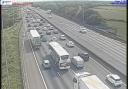 A police incident on the Dartford Crossing has led to heavy traffic with delays of 45-minutes.