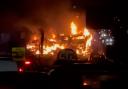 Emergency services responded to a fire between Junction 5 near Sevenoaks and Junction 6 near Godstone shortly after 10pm last night (October 20)