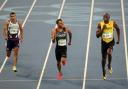 Adam Gemili (left) in action against Usain Bolt | Picture: Mike Egerton/PA Wire