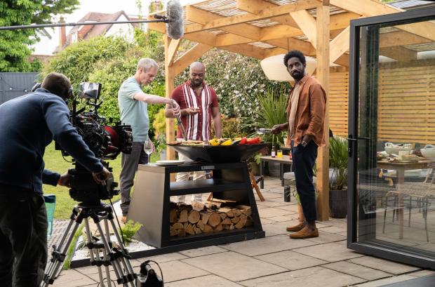 News Shopper: Behind the scenes of episode one of Hollington Drive. Credit: ITV