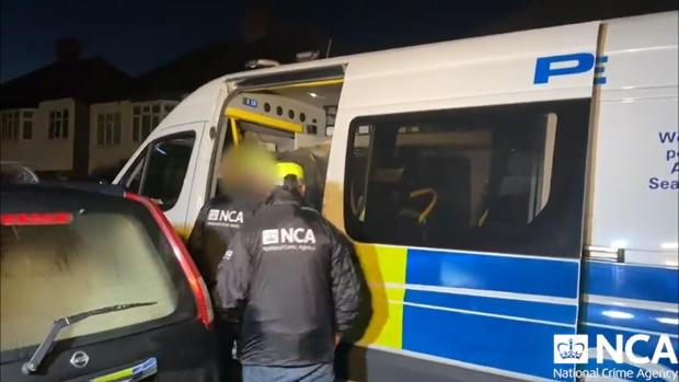 News Shopper: Scenes from one of the NCA's raids in south London