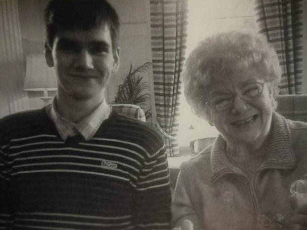 News Shopper: Daniel Whitworth, from Gravesend, with his Grandmother (PA)