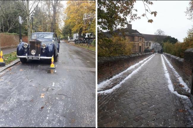 A film set in Eltham Palace is reportedly for a new Wonka film (photos: Amy Ingham)
