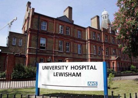 An NHS worker was stabbed at University Hospital Lewisham