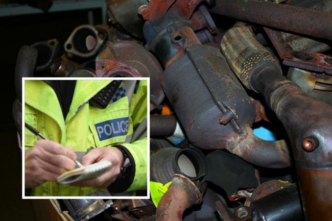 No arrests have been made following a hunt for men in balaclavas stealing catalytic converters
