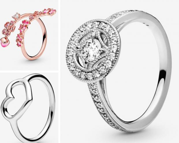 News Shopper: There are a variety of rings to suit all tastes in the Pandora sale. Picture: Pandora