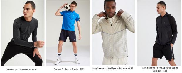 News Shopper: Men activewear range. Credit: Defacto
