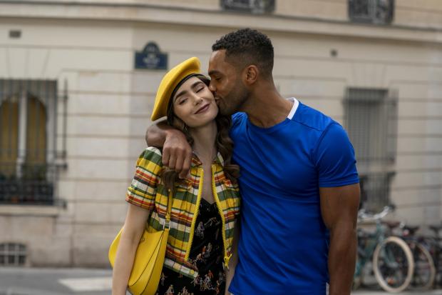 News Shopper: (Left to right) Lily Collins as Emily and Lucien Laviscount as Alfie. Credit: Netflix