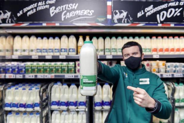 News Shopper: Morrisons is to scrap “use by” dates on most of its milk in a bid to reduce food waste. (PA/Morrisons)