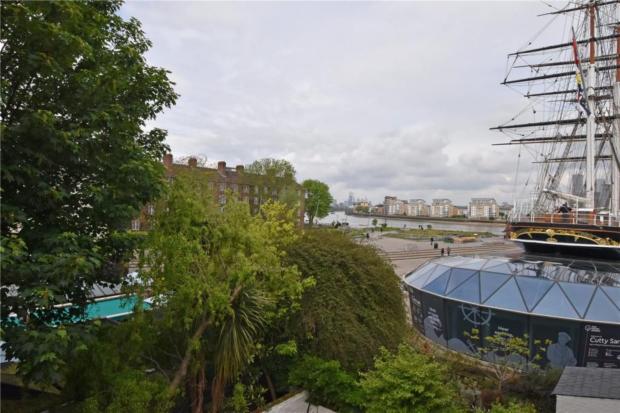 News Shopper: The view of the Cutty Sark from the master suite. (Rightmove)