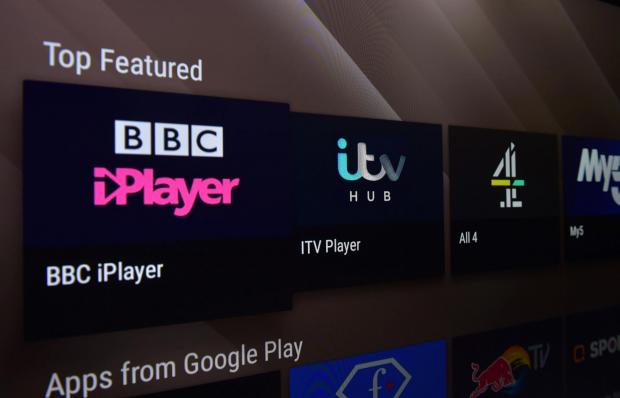 News Shopper: BBC iPlayer, ITV Hub, All 4, My 5 streaming apps on Smart TV. Credit: PA