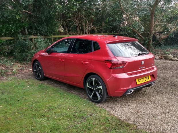 News Shopper: The bright read paintwork of the SEAT Ibiza really catches the eye in these images 