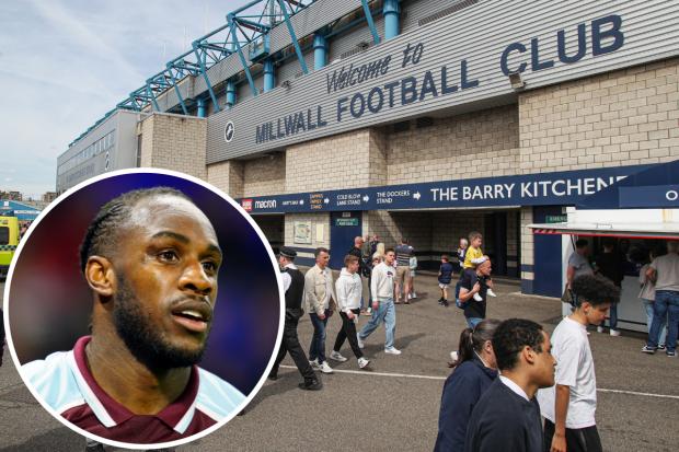West Ham striker Michail Antonio wants to play in the Docker's derby against Millwall before he retires