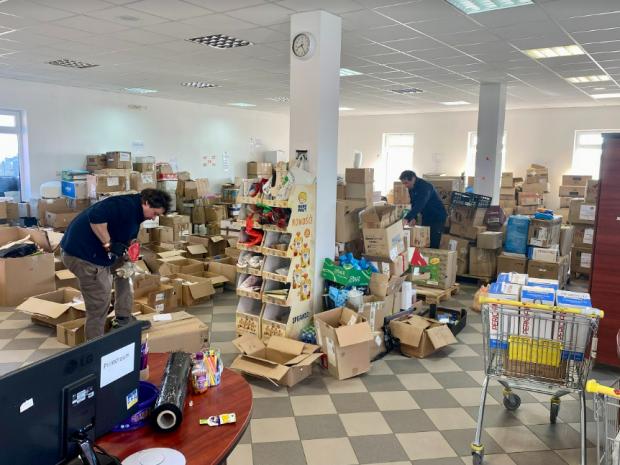 News Shopper: Sorting medical supplies at the Aid Hub