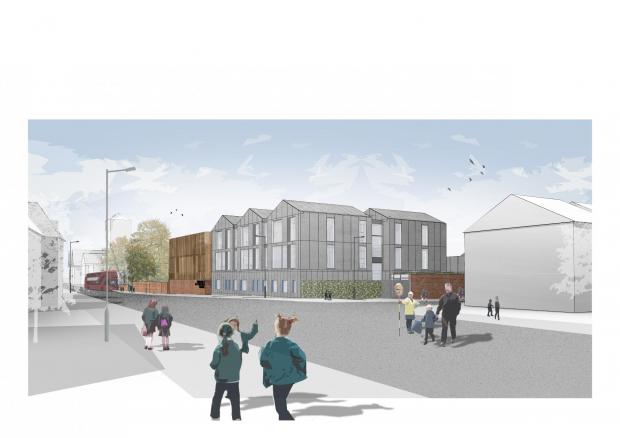 News Shopper: Illustration of original design for Our Lady and St Philip Neri RC Primary School approved by Lewisham Council in 2016. CREDIT: Lewisham Council planning documents 