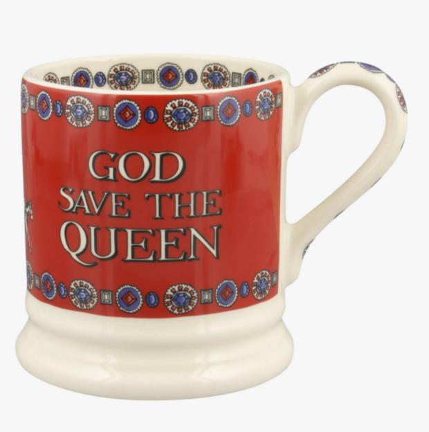 News Shopper: Queen's Platinum Jubilee God Save The Queen 1/2 Pint Mug (Emma Bridgewater)) 