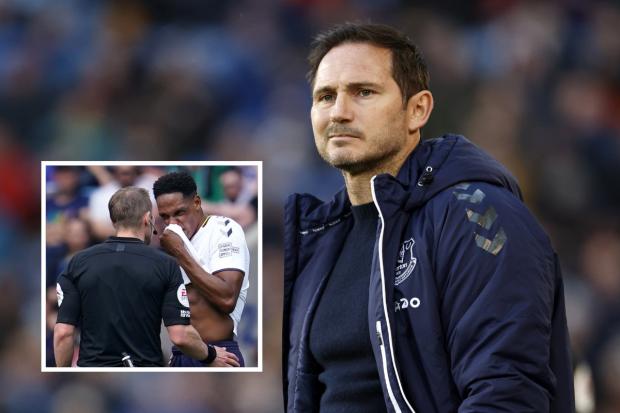 Everton boss Frank Lampard has confirmed that defender Yerry Mina could be out for the remainder of the Premier League season