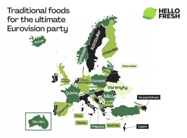 News Shopper: Traditional European foods by country from HelloFresh. Credit: HelloFresh