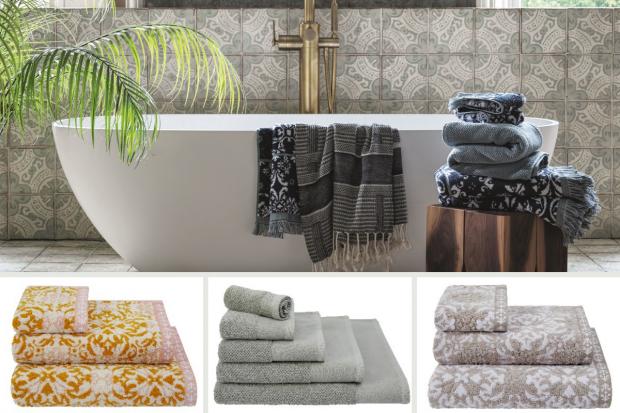 News Shopper: M&S towels in new Fired Earth homeware collection. Credit:M&S