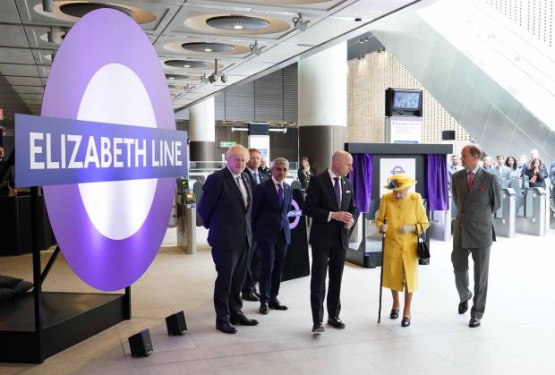 News Shopper: The Queen visits the new Elizabeth Line. (PA)