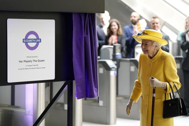 News Shopper: The Queen visits the completed Elizabeth Line. (PA)