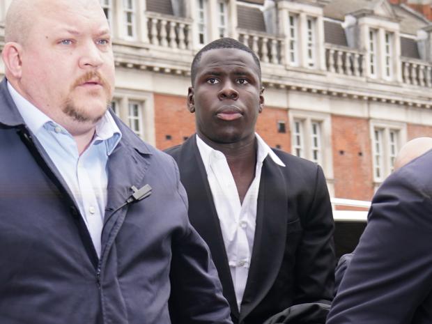 News Shopper: Zouma on his way into court ahead of the sentencing (PA)