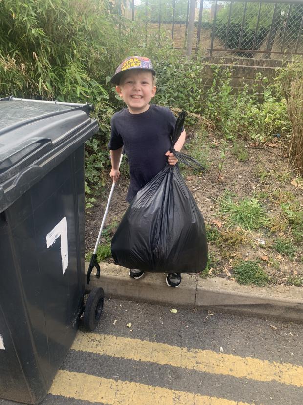 News Shopper: Isaac is known by his family as the 'Lord of Litter'