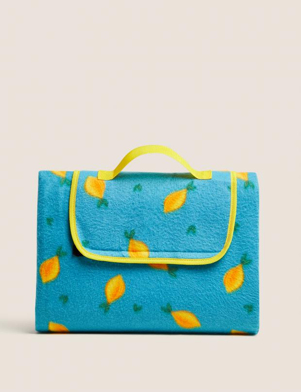News Shopper: M&S Collection Lemon Picnic Blanket. Credit: M&S