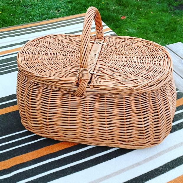 News Shopper: Oval Wicker Picnic Basket Ollie. Credit: Not On The High Street