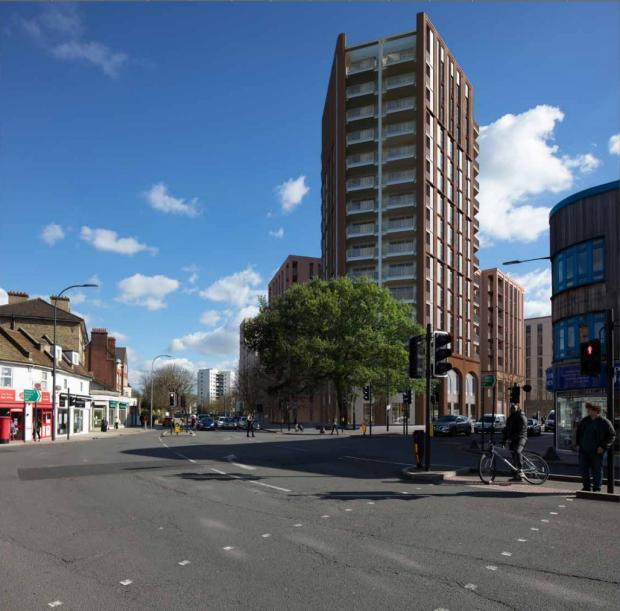 News Shopper: CGI of the development which could replace Leegate Shopping Centre in Lewisham (photo: Lewisham Council planning documents)