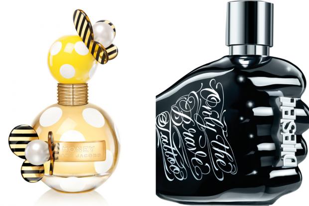 News Shopper: (Left) Marc Jacobs Honey EDP and (right) Diesel Only the Brave Tattoo EDT (The Perfume Shop/Canva)