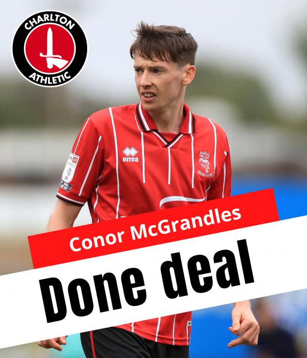 News Shopper: Conor McGrandles has signed a three-year deal with the club