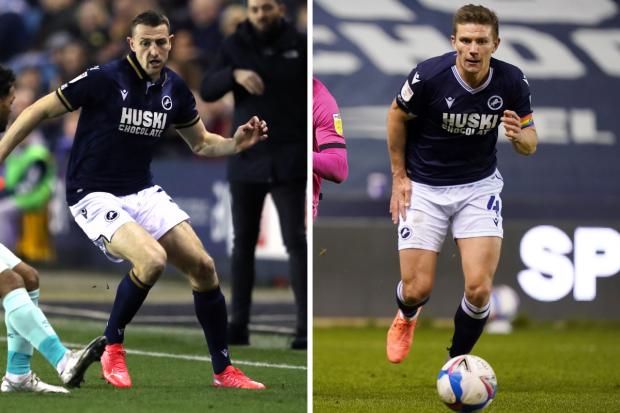 News Shopper: Murray Wallace (left) and Shaun Hutchinson (right) have been praised by former Millwall attacker Jed Wallace as some of the best in the Championship