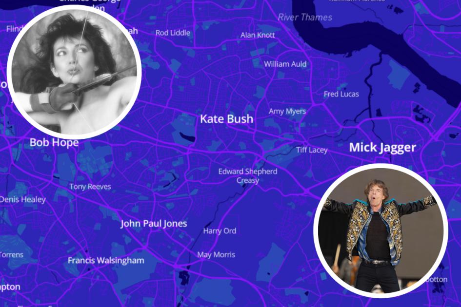 Most famous person from South East London revealed in new interactive map
