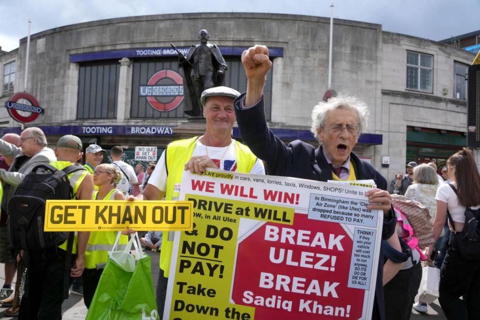 South London protesters call for rethink on expansion of Ulez scheme