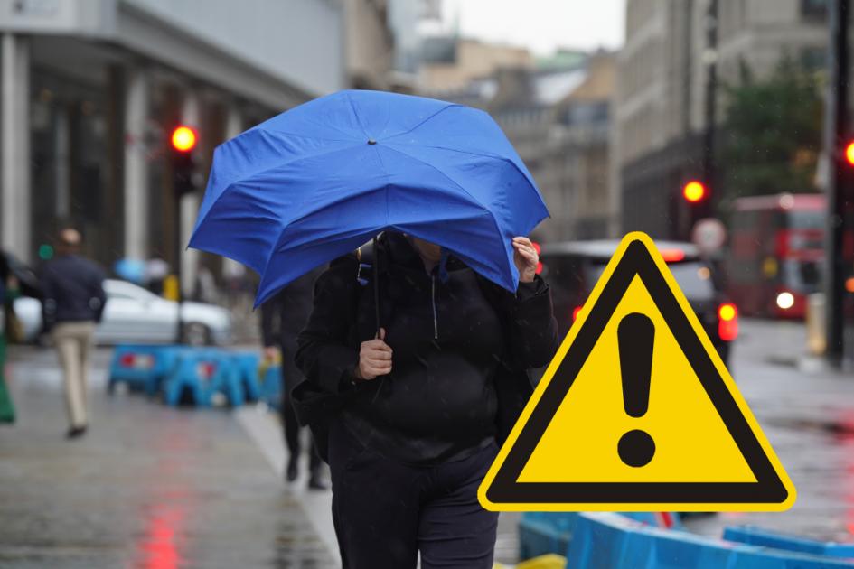 Met Office London weather as Storm Ciarán hits London