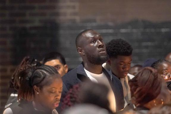 News Shopper: Rapper Stormzy joined hundreds more at an anti-knife crime vigil in Croydon after the death of Elianne Andam News Shopper: Rapper Stormzy joined hundreds more at an anti-knife crime vigil in Croydon after the death of Elianne Andam