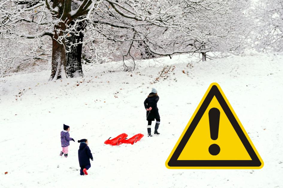 Met Office weather forecast for snow in south east London