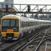 Southeastern Railway say trains are currently delayed between Gravesend and Dartford.