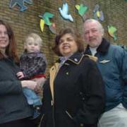 Saira Bohan Croft, James Croft Mary Anne Finkelstein and her son Caleb helped to transform the Stanstead Strip