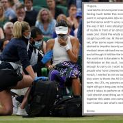 Emma Raducanu has issued a statement on Twitter following her Wimbledon exit