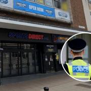 A man has been arrested after an attempted burglary at Sports Direct in Woolwich