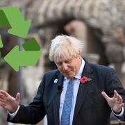It comes as Boris Johnson has been accused of having “completely lost the plastic plot” after telling schoolchildren that recycling “doesn’t work” as a means to ease the climate crisis (photo: PA/ Canva)