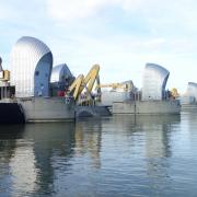 The forecast high tide at the Thames Barrier is at 2.30pm. Image: Chris Wheal via Flickr cc