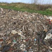 Huge rubbish pile dumped in Dartford