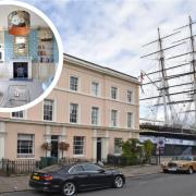 The home is located near the Cutty Sark. (Rightmove)