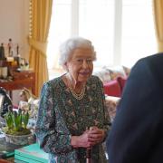 Queen Elizabeth II speaks during an audience at Windsor Castle (PA)