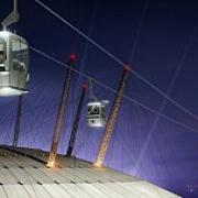 The cable car will strecch across the Thames from Greenwich peninsula